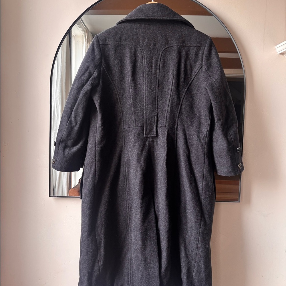 VINTAGE STILLS | wool long coat with silk lining | 40 - Picture 7 of 8